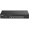 D-Link DGS-2000-10P switch di rete Gestito L2/L3 Gigabit Ethernet (10/100/1000) Supporto Power over Ethernet (PoE) 1U Nero