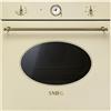 Smeg Forno Smeg SF800PO Ventilato da Incasso Classe Energetica A Capacità 70 Lt Colore Panna Estetica Coloniale