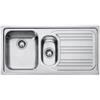 Franke Lavello da Cucina 2 Vasche a Sinistra ad Incasso 100X50 cm Acciaio Inox Modello RRX 651 Radar 101.0053.244 Franke