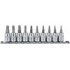 Draper d-txp/10/55 3/8 SQ. Dr. TX Star & # 174; Plus socket bit set (10 pezzi), blu