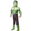 RUBIE'S Costume Hulk Deluxe con muscoli per Bambini - Taglia L - 7/8 anni