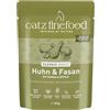 catz finefood N° 15 cibo umido per gatti e fagiani, raffinato con quinoa e crescione, 16 x 85 g sacchetti