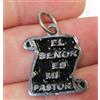 Il Signore è il mio pastore, ciondolo in argento. IN SPAGNOLO