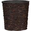 Scheurich Water Hyacinth 24 - Vaso da vimini in giacinto d'acqua, colore: marrone, diametro 24 cm, altezza 24 cm, 13 l