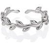 Namana - Anello da piede regolabile in argento Sterling 925, da donna, in argento, oro o oro rosa, con motivo a foglia, anello regolabile per dita dei piedi, anelli Midi o Pinky, per donne e ragazze