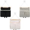 UTMACH 3 Pezzi Portaoggetti da Parete con 3 Tasche Tasche Organizzatore da Appendere Borse la Porta Borsa Portaoggetti da Parete Sacchetto Di Immagazzinaggio Appeso per Ufficio, Casa, Camper