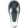 Do!LED DoLED - Pomello automatico per leva del cambio con aspetto cromato, pelle compatibile con parte in plastica liscia/pezzo di ricambio per Insignia Astra J Zafira C