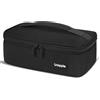Gloppie Piccolo Borsa Frigo Portatile Borsa Termica porta pranzo per Donna Uomo Neonati Lunch Bag da Viaggio Spiaggia Campeggio Sacca Impermeabile, Favo Nero