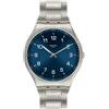 Swatch / Skin Irony / Skin Suit Blue / orologio uomo / quadrante blu / cassa e bracciale acciaio - SS07S106G