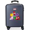 Marvel Valigia Joumma Marvel Spidey Versus Blu 38x55x20 cm Rigida ABS Lucchetto a Combinazione Laterale 35L 2 kg 4 Ruote Doppie Bagaglio a Mano