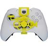 Generic Mini volante gamepad per Xboxone/X/S/Elite,Volante ausiliario del controller Joystick di gioco Simulatore di giochi di corse (giallo)