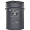 WO-WE Vernice per Metallo 4in1 Antiruggine Pronta All'Uso Ferro OPACA W909 Grigio antracite - 2.5L