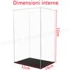 Odoria Teca Plexiglass Grande Vetrina Acrilico Espositore per Action Figure Modellino