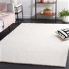 Safavieh Tappeto Zottelig per soggiorno, sala da pranzo, camera da letto, Tahoe Shag Collection, pelo alto, crema, 91 x 152 cm