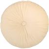 YILANLAN Cuscino zucca semplice Cuscino pavimento rotondo peluche Cuscino tatami addensato Cuscino sedia ufficio Decorazione della stanza (35cm*8cm, White)