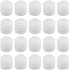 VGOL 100PCS Tasselli Ad Espansione Cerniera M4x10mm Tasselli Ad Espansione In Plastica 3mm Inserti Tasselli Cerniera Bianca Accessori Per Armadio Armadio 8.8x10mm