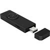 PUSOKEI Lettore Musicale, Chiavetta USB MP3 con Auricolari da 3,5 Mm/1,4 Pollici, Lettore MP3 con Cordino, Espandibile Fino a 32 GB(Nero)