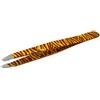 Tecniwork Pinzetta obliqua Tiger Safari TNS Cosmetics - in acciaio inox qualità professionale