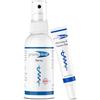 Prontolind Set per la cura del piercing: composto da Prontolind spray da 75 ml e gel da 10 ml, per la pulizia e la cura di piercing, tunnel, plug e modifiche del corpo