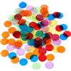 UOPMQGB 200 Pezzi Fiches da bingo, Fiches da Bingo Colorate, Gettoni Plastica,contatori di plastica che contano fiches colorate, per Esercizi o Giochi di Matematica(19 mm)