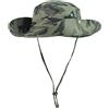 WANYIG Camouflage Cappello da Sole Coton a 11cm Tesa Larga Estivo Bonnie Cappello da Pescatore con Protezione UV Grand 55-62cm per Pesca Giungla Turismo Ciclismo Alpinismo Campeggio(31 Verde militare)