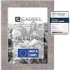 CABBEL Cornice DIN A5-15x21 cm, Grigio (Calcestruzzo), robusta cornice in legno MDF, plexiglass infrangibile, da appendere e da appoggio,
