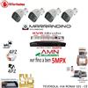 AMN KIT VIDEOSORVEGLIANZA CLOUD DVR 8 CANALI 4 TELECAMERE 5MP AHD + HD1tb CCD SONY