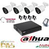 Dahua KIT VIDEOSORVEGLIANZA DVR DAHUA 8 CH 5MP 4 TELECAMERE AHD HARD DISK 2TB IP CLOUD