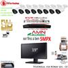 AMN SICUREZZA KIT VIDEOSORVEGLIANZA CLOUD DVR 8 CANALI 8 TELECAMERE 5MP AHD + HD1000GB MONITOR