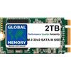 Global Memory 2TB M.2 2242 Ngff SATA3 SSD Per Portatili/Desktop Pezzi / Server/Workstations