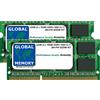 Global Memory 32GB (2x16GB) DDR3 1600MHz PC3-12800 204-PIN Sodimm Kit Memoria RAM Per Laptop