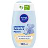 Nivea Baby Shampoo Delicato & Neutro 200 Ml Detergente Neonato Bambini Per Corpo E Capelli Nivea