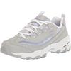 Skechers D'Lites-Splendid Journey Sneaker Donna, Lgmt=Grigio Chiaro/Multi, 38 EU
