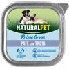 NaturalPet Prime Orme Dog Puppy Patè Gluten Free 150 gr - Trota Cibo Umido per Cani