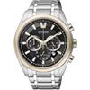 Citizen Orologio Eco Drive Citizen Crono Super Titanio 4010