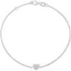 Miyu Bracciale Donna Diamante naturale da 0.15ct Oro bianco 18Kt Gioielli Miyu collez