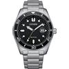 Citizen Orologio Eco Drive Citizen Marine Sport con Data AW1760-81E Nero