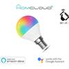 Homcloud Lampadina Wi-Fi + Bluetooth RGB+Bianco caldo E14 G45 dimm