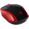HP 200 MOUSE WIRELESS ROSSO