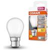 OSRAM Lampada LED Classic P60 Star Classic P60 per base B22D, forma a goccia, gl fr, lumen 806, bianco caldo, 2700k, sostituzione per lampadine da 60w convenzionali, non dimmerabile, 6 pacchetti