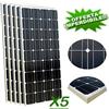 Kit Fotovoltaico 3KW Giornaliero Pwm Isola Solare Pannello 100W 5PZ