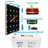 jarrett Kit Fotovoltaico camper casa baita Inverter 4000w Isola Solare Pannello 100 W