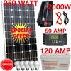 VIVALAMP KIT FOTOVOLTAICO 2 KW PANNELLO 250W BATTERIA 120 AH CAMPER NAUTICA ACCUMULO