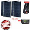 JARRET Kit Fotovoltaico 3 KW Pwm Inverter 4000W 4 Pannello Solare 400W regolatore 50amp
