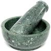 KLEO 4 pollici di pietra naturale e pestello impostare come spezia, strumento di cucina cucina grinder schiacciatore in colore verde - Mortar Pestle Set