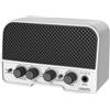 LEKATO 5W Amplificatori Combo per Chitarra Elettrica, LEKATO Mini Amplificatore Portatile per Chitarra Elettrica con Doppio Altoparlante da 6,67 cm, con Canale Clean e Overdrive (Bianco)