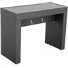 METRO SOURCING INTERNATIONAL LTD METRO Professional Tavolo da bar/alto Barbados, alluminio / PE rattan / vetro, 140 x 60 x 110 cm, resistente alle intemperie, combinabile, nero