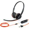 Hp Cuffie Hp Poly BW 3225 Stereo Spinotto 3.5mm Usb-C/A 10000Hz 32Ohms 118dB Rosso/Nero [8X229AA]