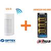 Dahua Optex Sensore esterno 90 gradi VXI-R + Trasmettitore 868Mhz- ARM320-W2-868
