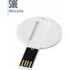 WorldSource Mini pennetta usb card corpo tondo da 1 a 64GB personalizzate o neutre